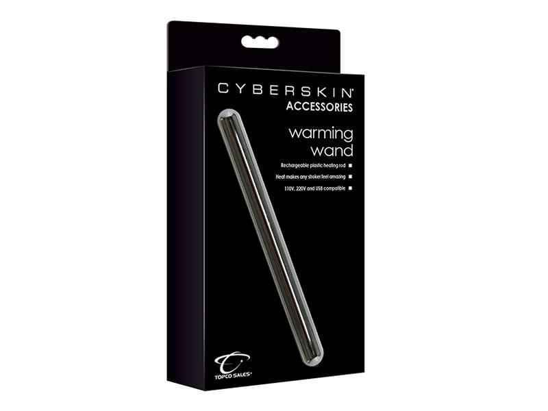 WARMING WAND CYBER ACCESSORIE, WÄRMT JEDEN STROKER, USB, SILBER