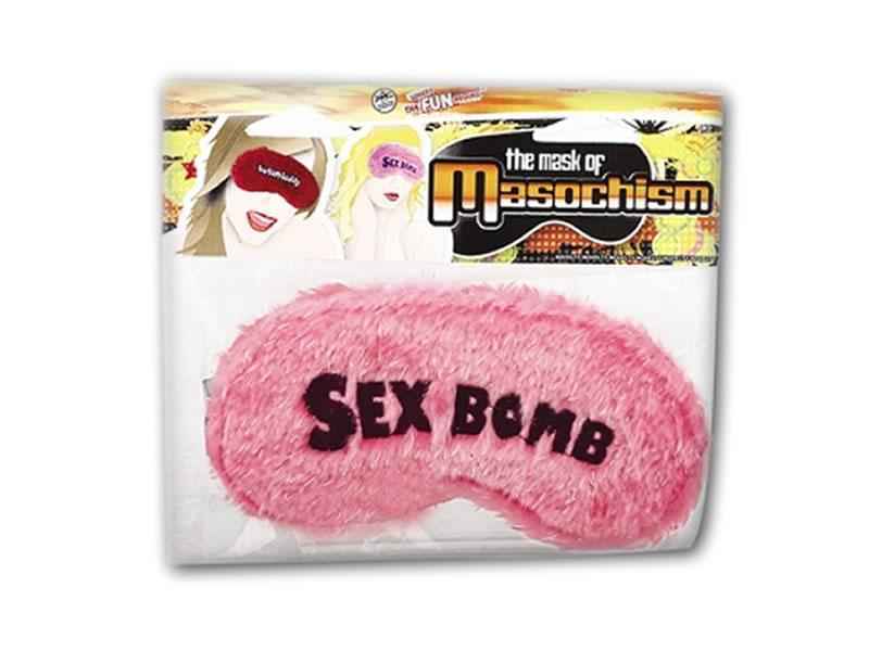 THE MASK OF MASOCHISM ZOLLSEX BOMBZOLL, FLAUSCHIGE AUGENMASKE, PINK