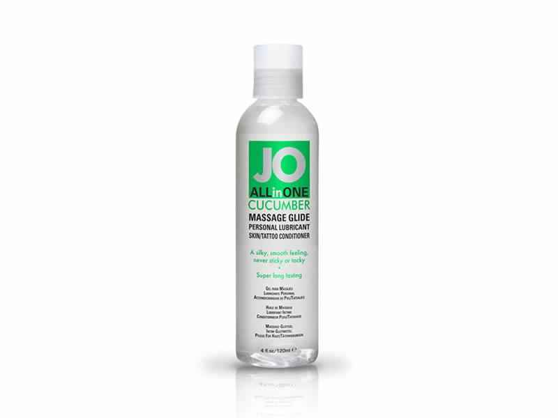 SYSTEM JO SENSUAL MASSAGE OIL, CUCUMBER, 120ML