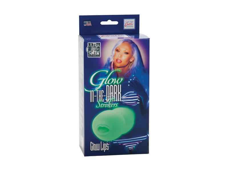 GLOW-IN-THE-DARK STROKERS, GLOW LIPS, MUND