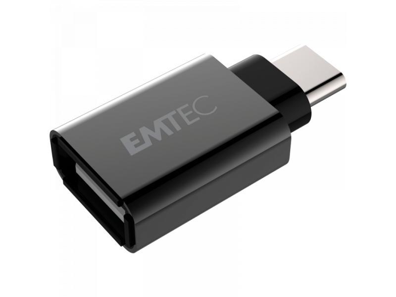 EMTEC T600 USB Type-C - USB-A 3.1 Adapter (Silber)