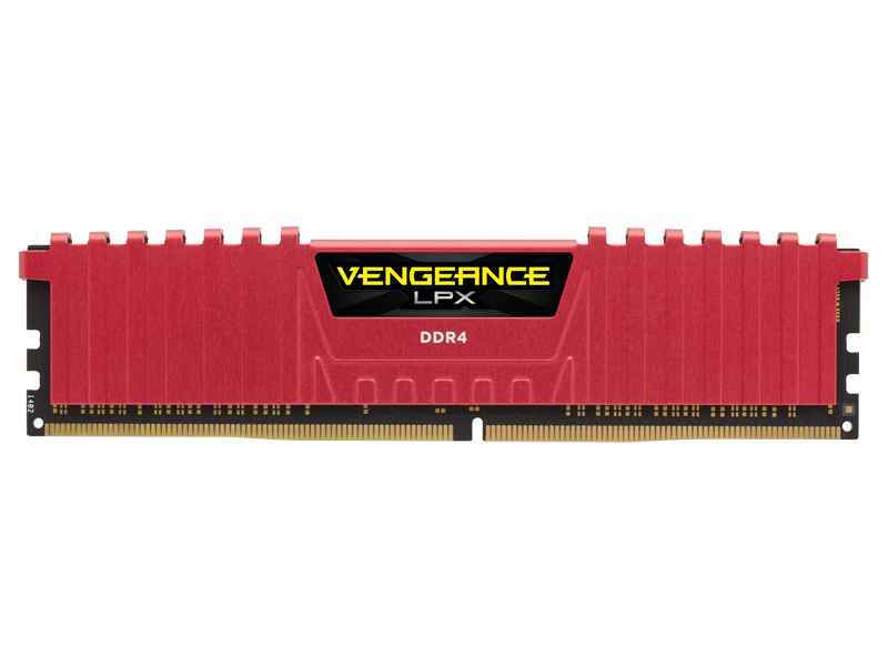 Corsair Vengeance LPX Rot - 64GB (4x16GB) - DDR4-2133 CMK64GX4M4A2133C13R