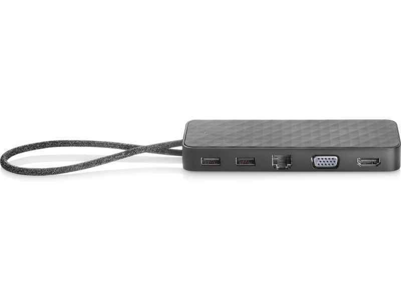 HP USB-C Mini Dock USB 3.0 (3.1 Gen 1) Type-C Schwarz 1PM64AA#AC3