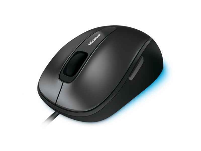 Microsoft Comfort Mouse 4500 Maus USB Optisch 1000 DPI Beidhändig Schwarz 4FD-00023