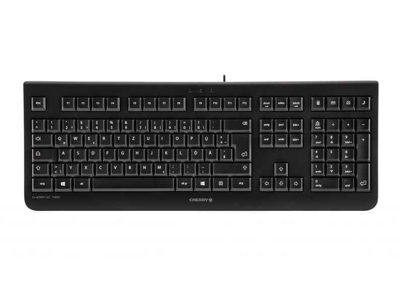 Cherry KC 1000 USB QWERTZ Deutsch Schwarz JK-0800DE-2