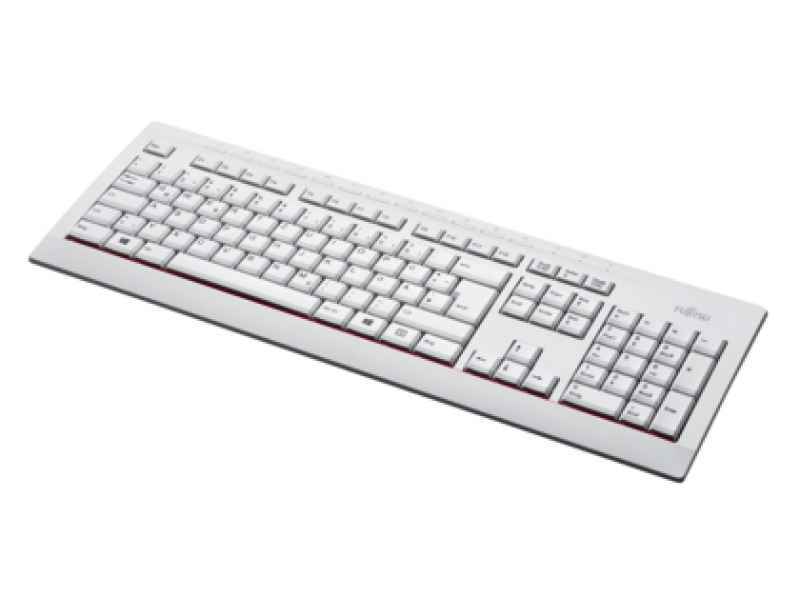 Fujitsu KB521 DE USB QWERTZ Deutsch Grau S26381-K521-L120