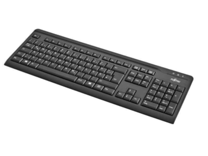 Fujitsu KB410 USB QWERTZ Deutsch Schwarz S26381-K511-L420