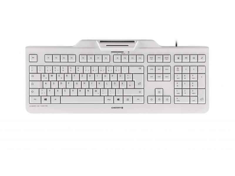 Cherry KC 1000 SC USB QWERTZ Deutsch Grau JK-A0100DE-0