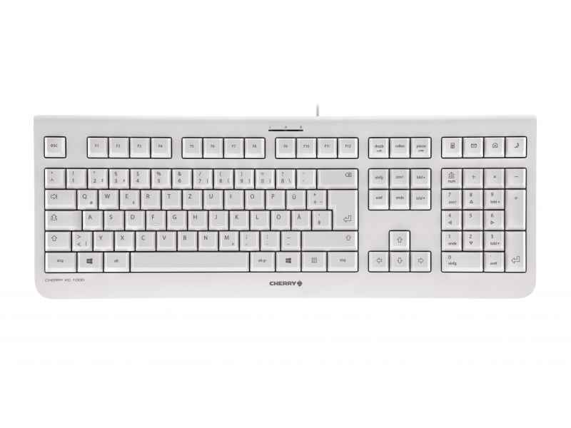 Cherry KC 1000 USB QWERTY US Englisch Grau JK-0800EU-0