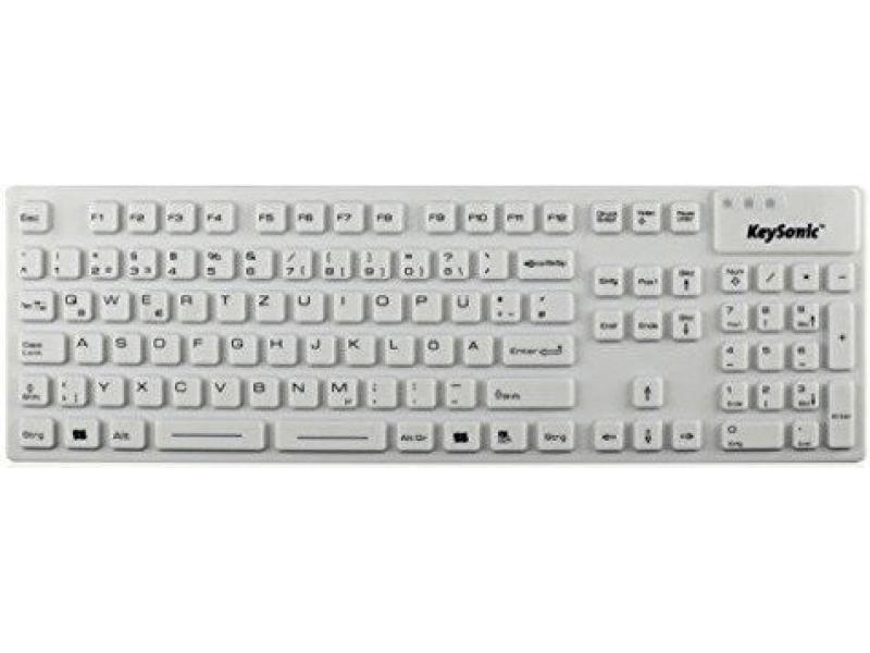 Tas Keysonic KSK-8030IN (DE) Industrietastatur 105T white bulk 28063