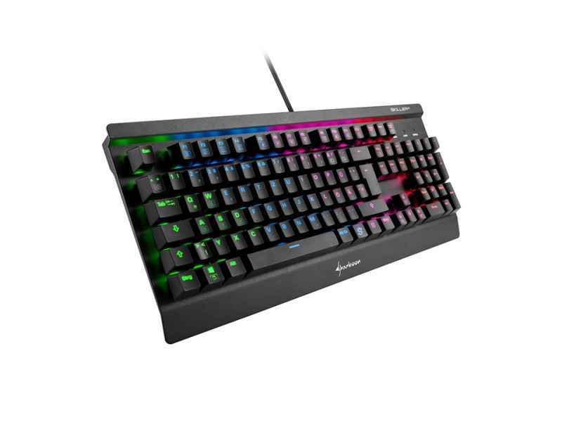 Sharkoon SKILLER MECH SGK3 USB QWERTZ Deutsch 4044951019717 Schwarz