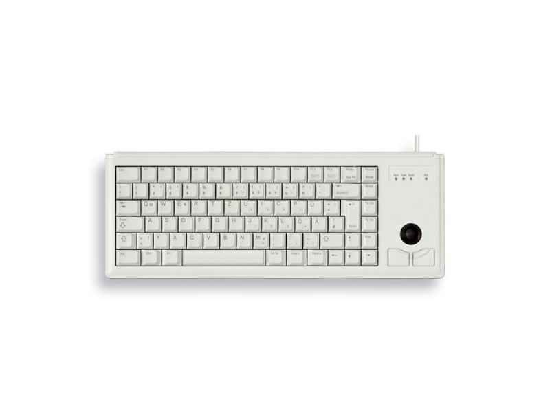 Cherry Slim Line Compact-Keyboard Laser QWERTZ Grau G84-4400LPBDE-0