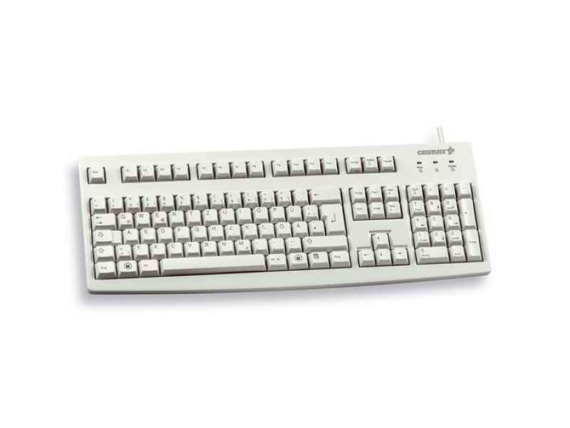 Cherry Classic Line G83-6104 Tastatur Laser 104 Tasten QWERTY Grau G83-6104LUNEU-0