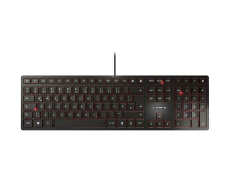 Cherry KC 6000 Slim USB QWERTZ Deutsch Schwarz JK-1600DE-2