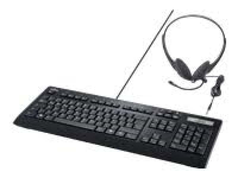 Fujitsu Keyboard KB950 Phone DE incl Headset S26381-F950-L420