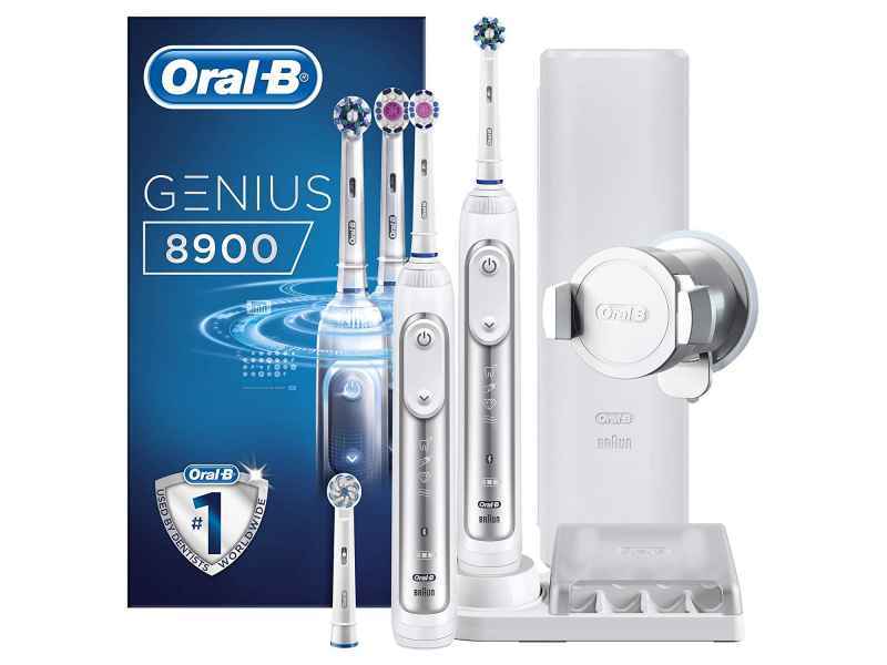 Oral-B Zahnbürste Genius 8900 incl. 2 Handstücke