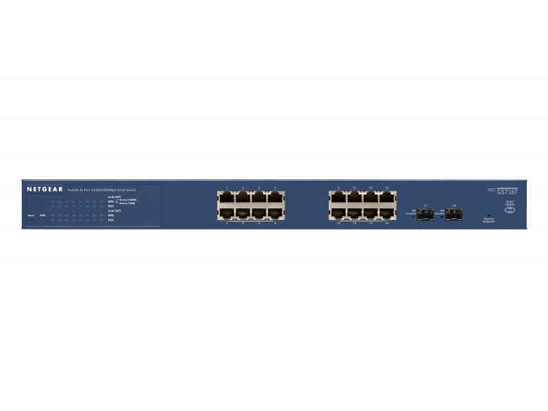 NETGEAR Switch Desktop Pro Safe 16-port 10/100/1000 GS716T-300EUS