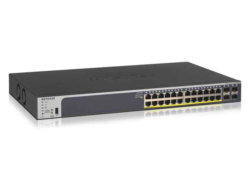 NETGEAR Switch Gigabit Pro Safe 24-port 10/100/1000 GS728TP-200EUS