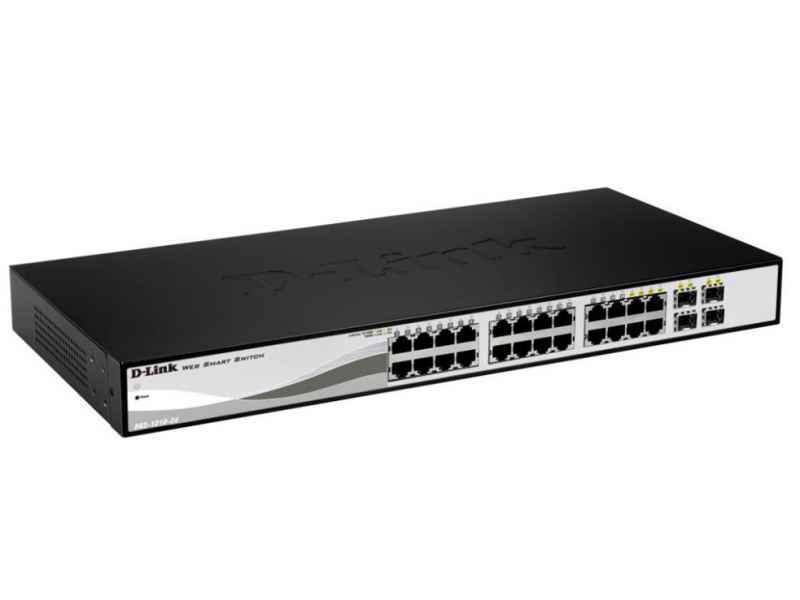 D-Link Switch Web Smart 24-port 10/100/1000 DGS-1210-24