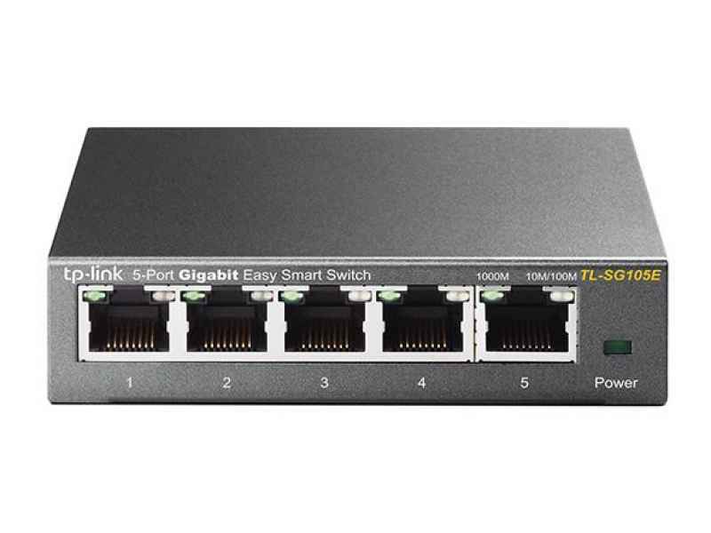 TP-Link Switcher Desktop 5-port 10/100M/1000M TL-SG105E