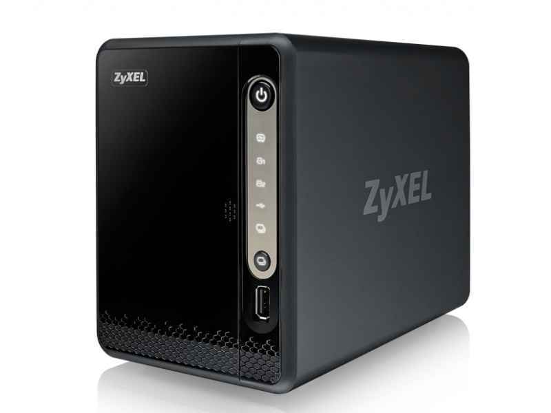 ZyXEL Eingebauter Ethernet-Anschluss Mini Tower Schwarz NAS NAS326-EU0101F