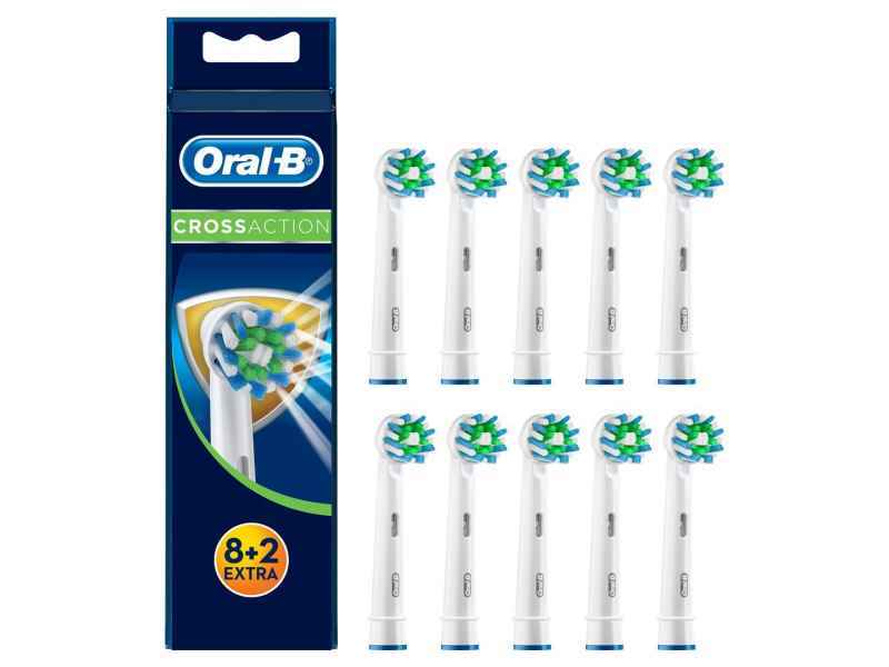 Oral-B CrossAction EB50 Ersatzbürsten 8+2