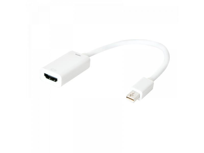 Logilink Adapter Mini DisplayPort 1.2 zu HDMI (Aktiv) (CV0036B)