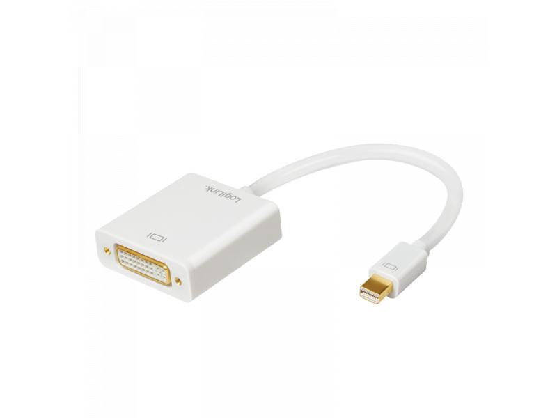 Logilink Adapter Mini DisplayPort 1.2 zu DVI (Aktiv) (CV0037B)