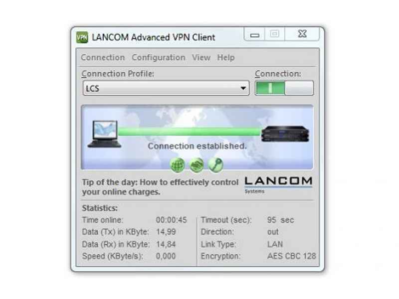 Lancom Advanced VPN Client (Windows) 61602