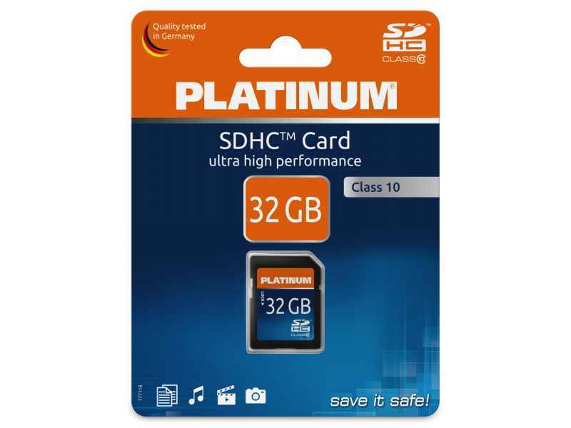 SDHC 32GB Platinum CL10 Blister