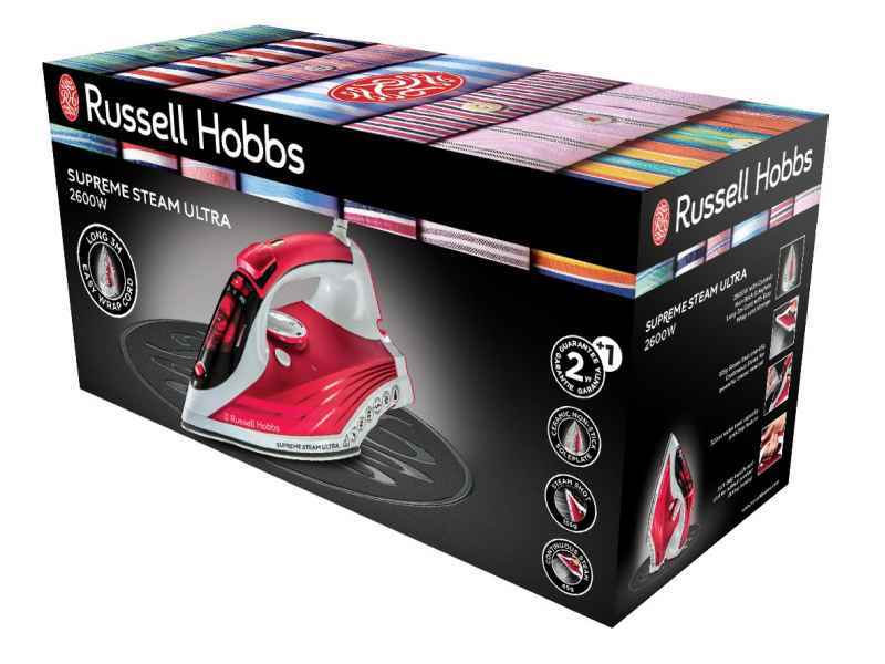 Russell Hobbs Dampfbügeleisen 2600W rot-weiss 23991-56