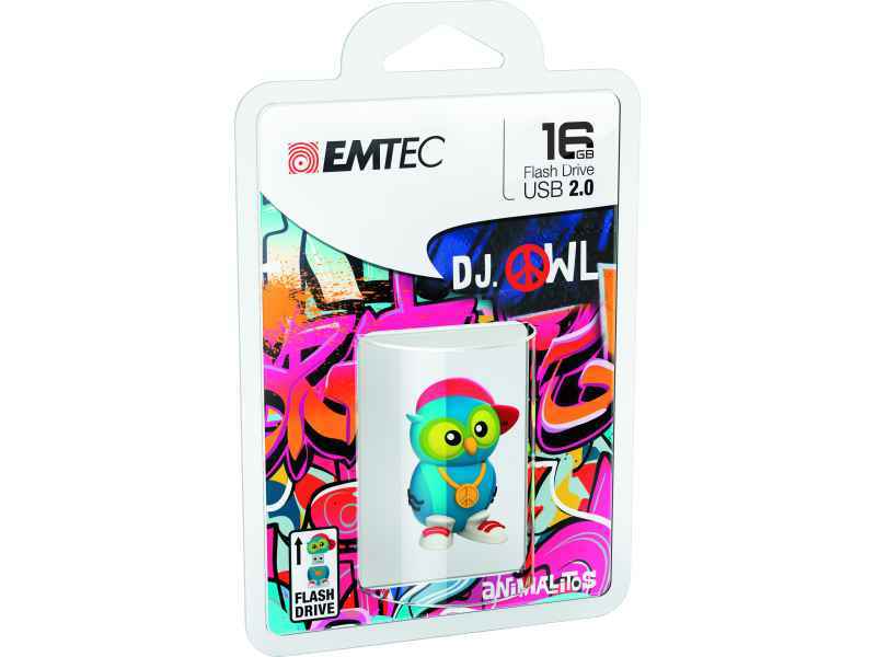 Emtec USB 2.0 M341 16GB DJ Owl (ECMMD16GM341)