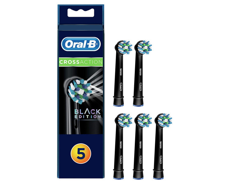 Oral-B CrossAction EB50 Ersatzbürsten 5 stück schwarz