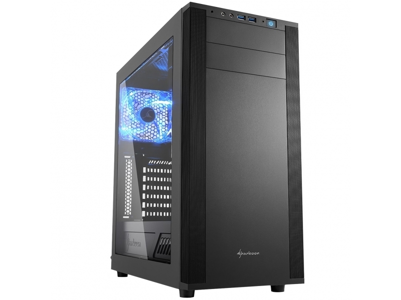 PC- Gehäuse Sharkoon M25-W Schwarz 4044951019328