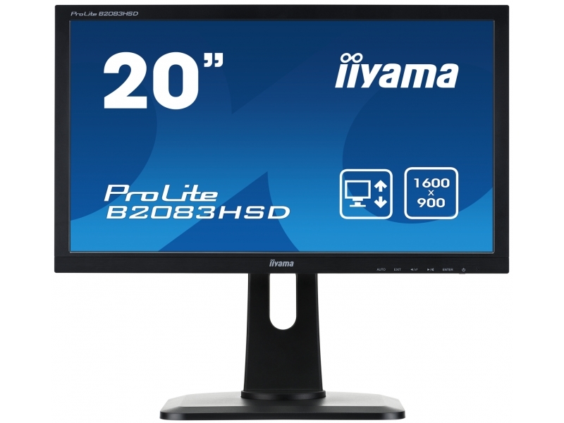 IIYAMA 49.4cm (19,5) B2083HSD-B1 169 DVI Spk. B2083HSD-B1