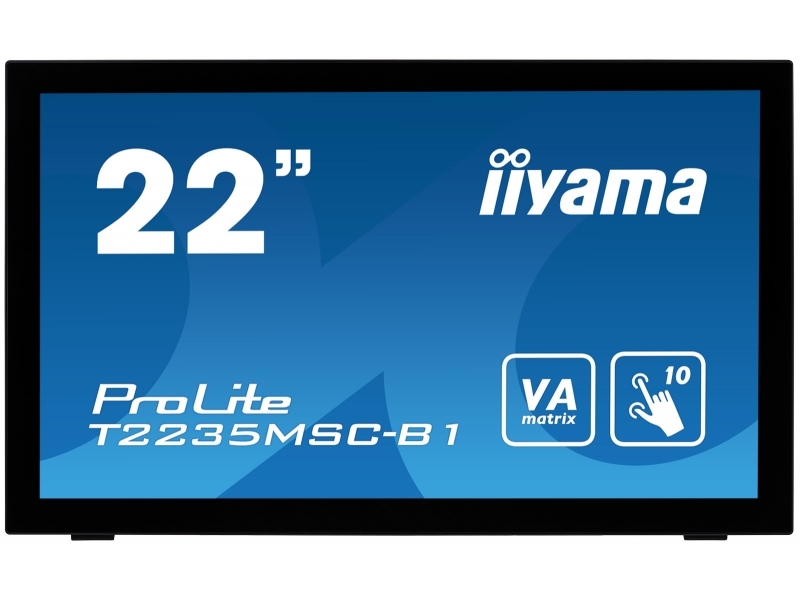 IIYAMA 55.9cm (21,5) T2235MSC-B1 169 M-Touch DVI black T2235MSC-B1