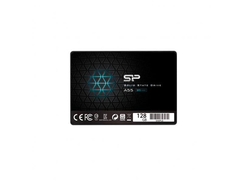 Silicon Power SSD 128GB 2,5 SATAIII A55 7mm Full Cap Blue SP128GBSS3A55S25