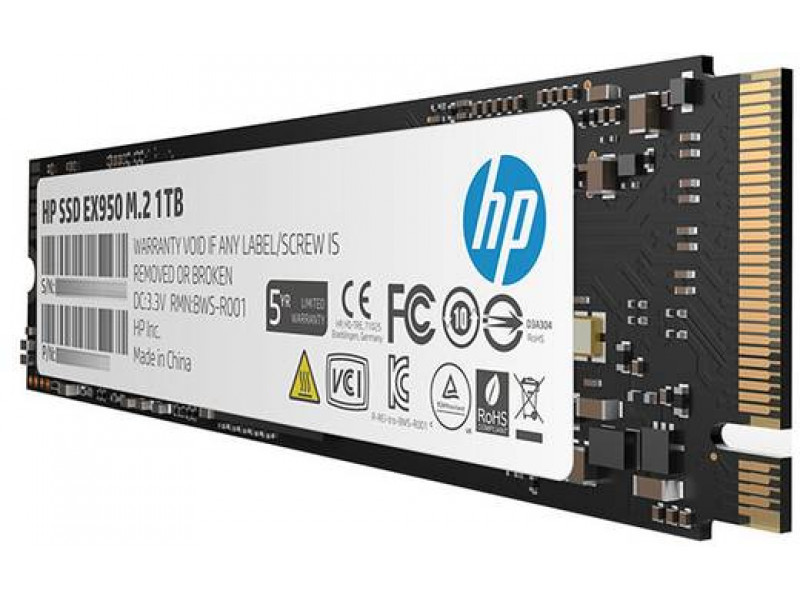 HP SSD  1TB M.2  S-ATA NVMe EX950 Retail 5MS23AA#ABB