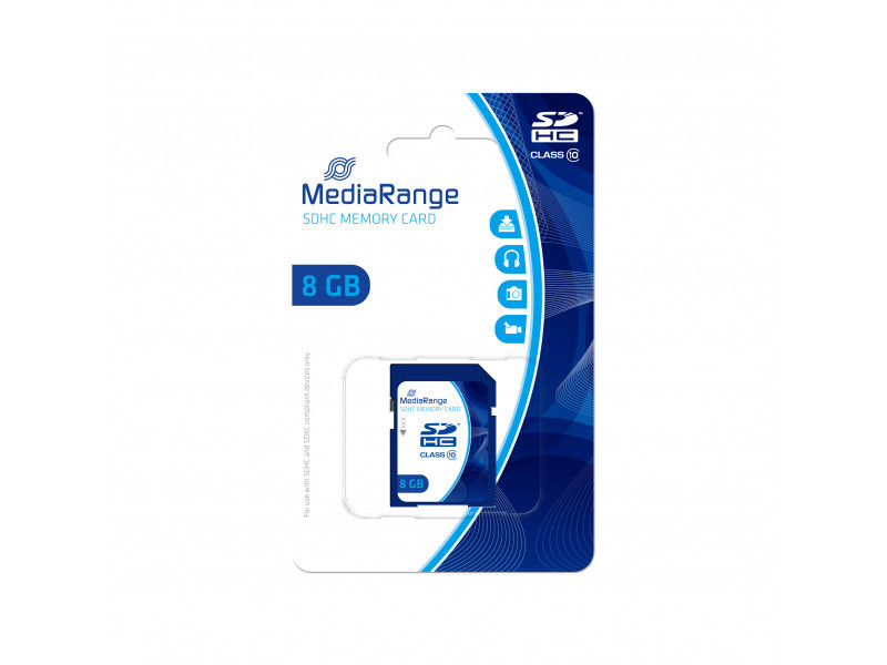 MediaRange SD Card 8GB SDHC CL.10 MR962