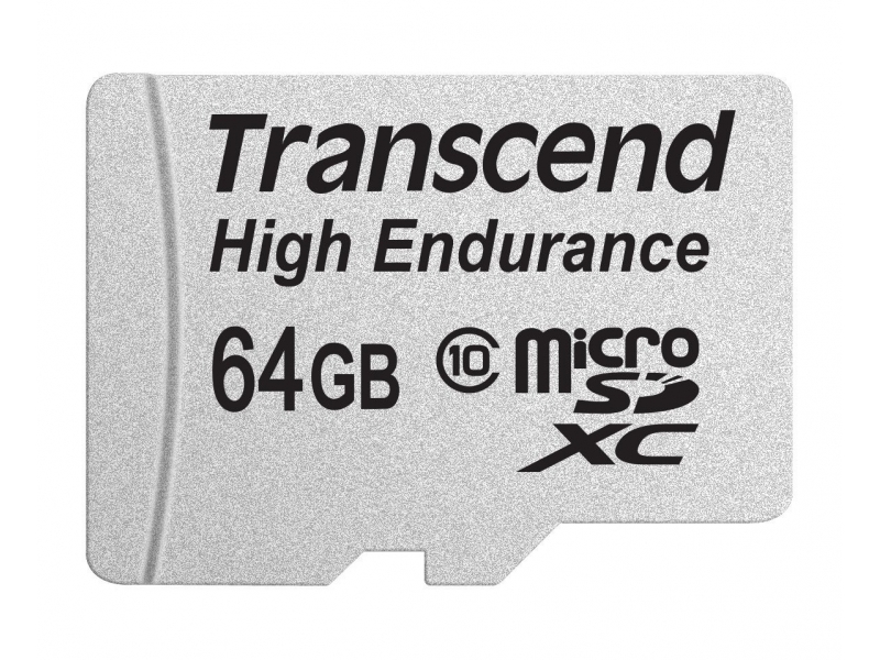 Transcend MicroSD/SDXC Card 64GB High Endurance Class10 TS64GUSDXC10V