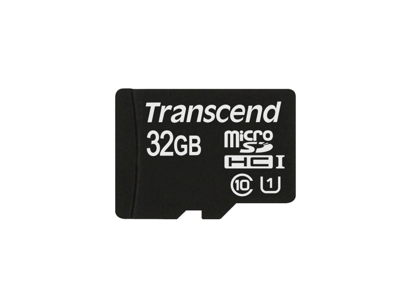 Transcend MicroSD/SDHC Card 32GB UHS1 w/o Adapt. TS32GUSDCU1