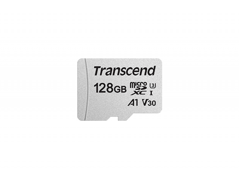 Transcend MicroSD/SDHC Card 128GB USD300S-A w/Adapter TS128GUSD300S-A