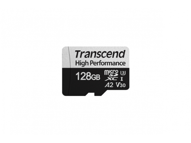 Transcend MicroSD/SDXC Card 128GB USD330S w/Adapter TS128GUSD330S