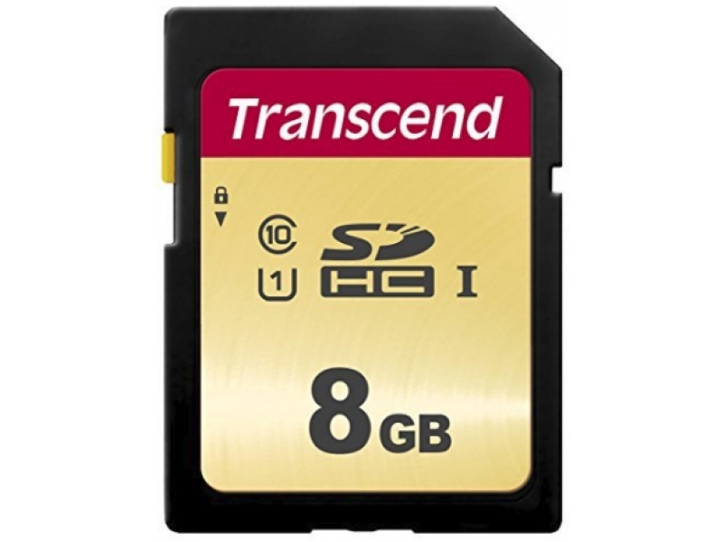 Transcend SD Card 8GB SDHC SDC500S 95/60 MB/s TS8GSDC500S