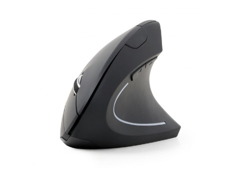 Gembird Maus OPT ergonomisch wireless 6-Tasten schwarz MUSW-ERGO-01