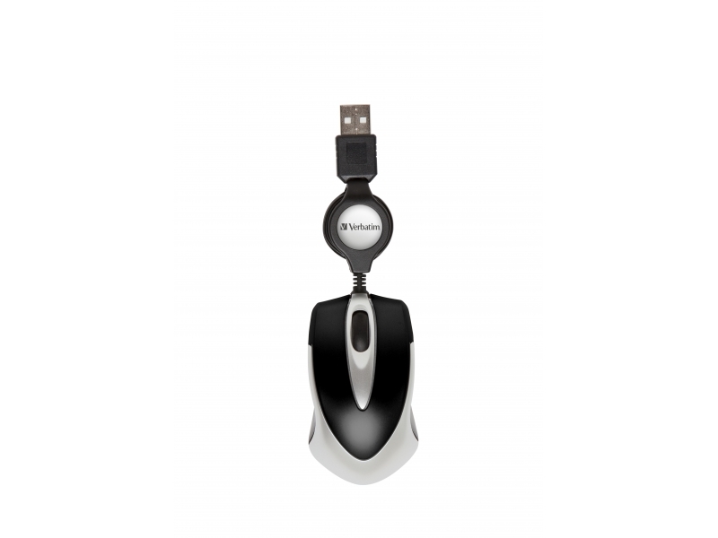 Verbatim USB Maus Go Mini Optical Travel schwarz retail 49020