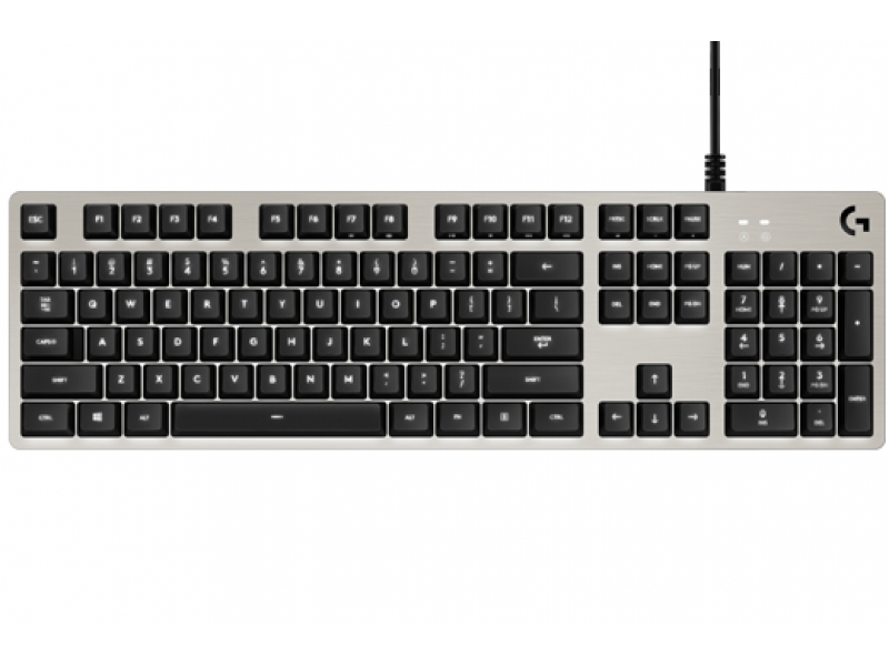 Logitech GAM G413 Mechanical Gaming Keyboard Silver DE-Layout 920-008471