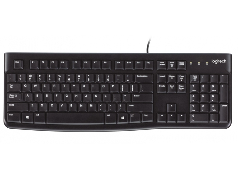 Logitech Keyboard K120 for Business Black ES-Layout 920-002518