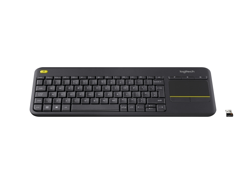 Logitech Wireless Touch Keyboard K400 Plus Black CH-Layout 920-007133