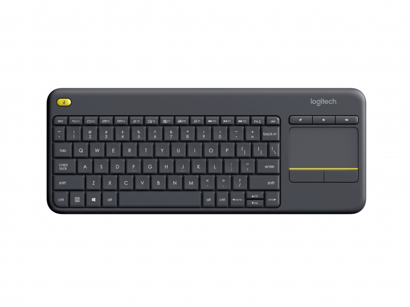 Logitech Wireless Touch Keyboard K400 Plus Black US-INT\'L-Layout 920-007145